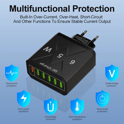 6-Port Smart Fast Charger™