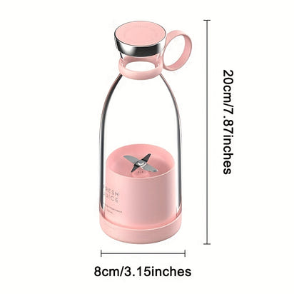 11.83oz Portable Electric Wireless Mini Fruit Blender Juicer - Perfect for On-the Go!