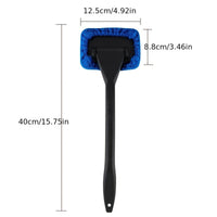 Car Window Cleaning Brush Kit for Windshield Cleaning Tools, Interior Car Wiper with Long Handle, Automotive Accessories.