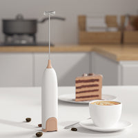 Electric Milk Frother For Perfectly Frothed Coffee And Creamy Cappuccinos Non-Battery