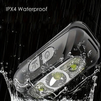 Powerful Headlamp LED Sensor Strong Light Headlamp Mini USB Rechargeable Flashlight Head Light Portable Camping Search Light