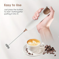 Electric Milk Frother For Perfectly Frothed Coffee And Creamy Cappuccinos Non-Battery