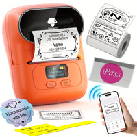 M110 Portable Thermal Bluetooth Printer, Portable Thermal Printer, Thermal Printer Machine, Wireless Printing, Portable Printing, Sleek Thermal Printers, Handheld Printer, Highquality Printing, Reliable Performance, Wireless