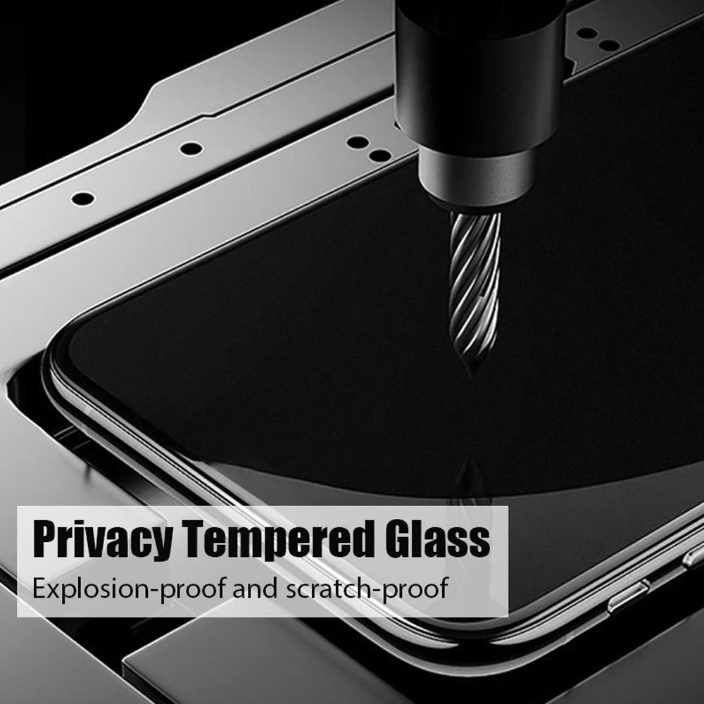 1/3/5 PCS Anti Spy Tempered Glass For iPhone 17 16 15 Pro Max Privacy Screen Protector iPhone 16 Front Film iPhone 15 14 Plus verre trempe iphone 17 16e 14 13 12 11 Privacy Film