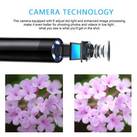 3 In 1 Automotive Boroscope Camera 1080p HD 8mm Soft Hard Wire Inspection Endoscope Camera Pipeline Car Engine Probe For Android