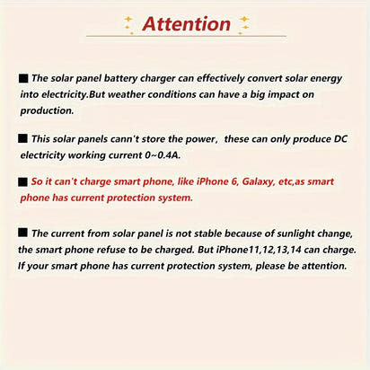 1pc Solar Portable Charging Panel Outdoor Waterproof Solar USB Charger Is Suitable For Outdoor Travel And Camping, Mobile Power, Mobile Phone Charging Bank, Flashlight, Fan