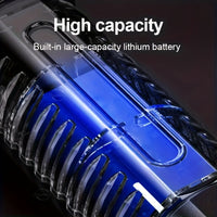 1pc Ultimate Rechargeable LED Flashlight - 5 Lighting Modes, Waterproof, Long-Lasting Power - Durable Brightness for Emergencies, Camping, Hunting, Outdoor Adventures - Portable & Rugged Grip